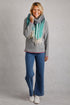 Weird Fish Jadida Eco Brushed Zig-Zag Scarf